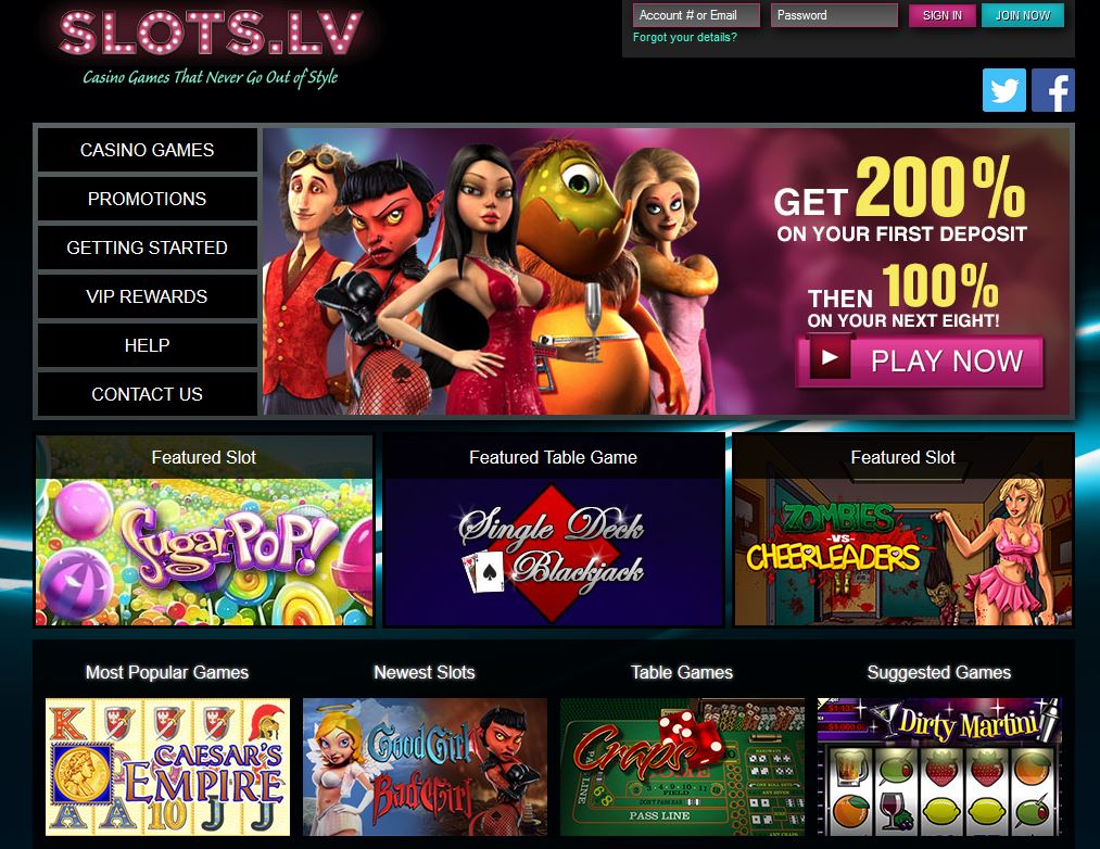 Slots.lv Casino Review