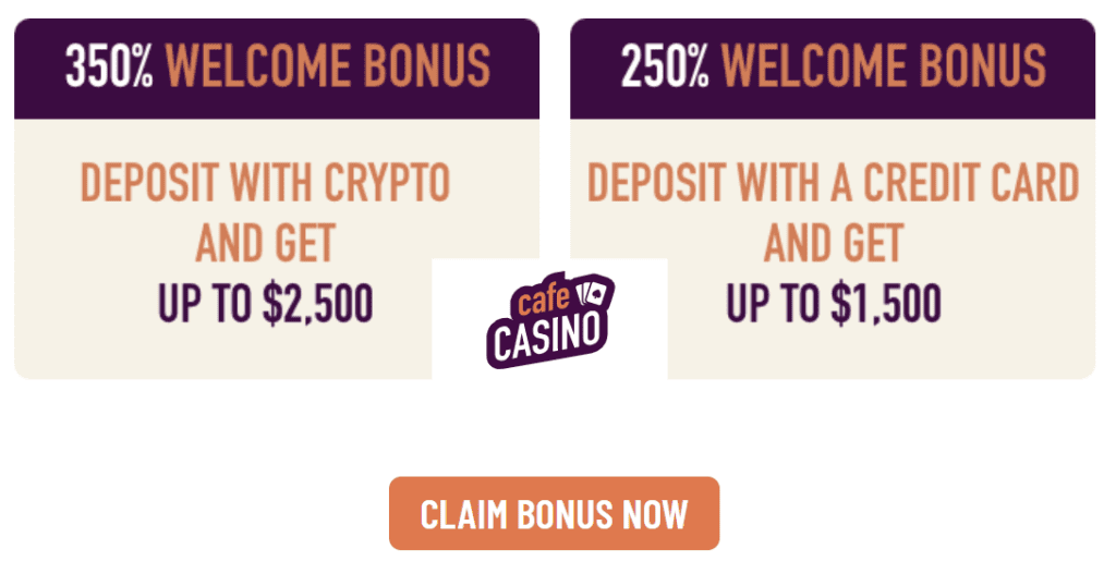 Cafe Casino Bonus Offer