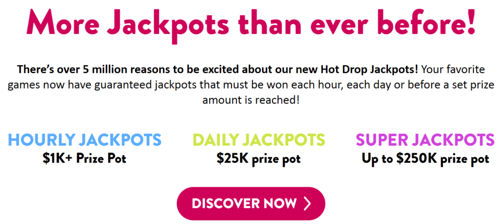 Slots-LV Hot Drop Jackpots Learn More