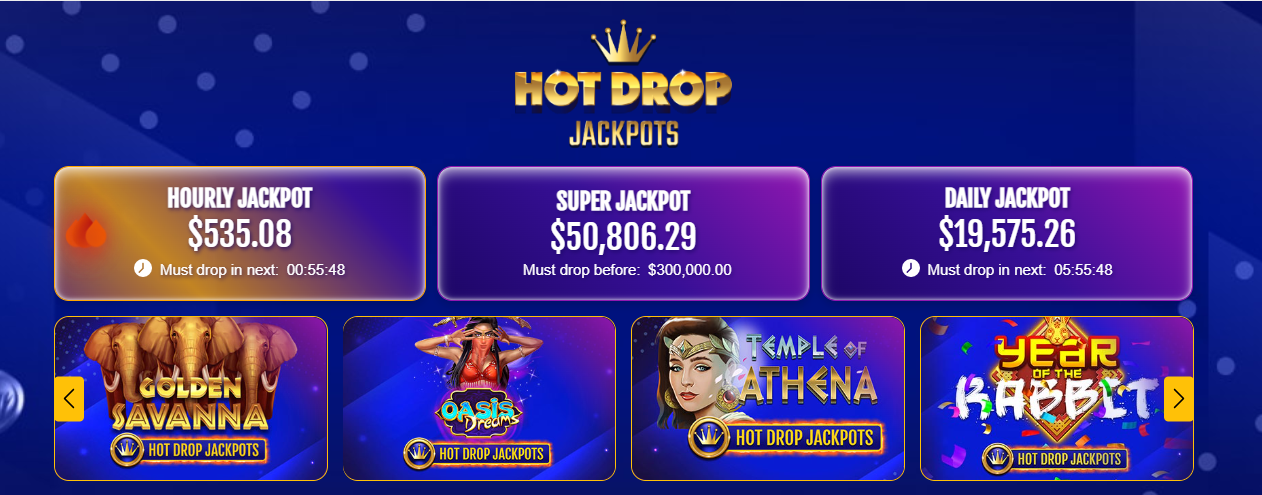 Hot Drop Jackpots @ Bovada Casino