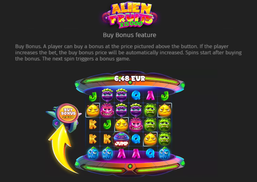 Alien Fruits Slot Review - Buy Bonus
