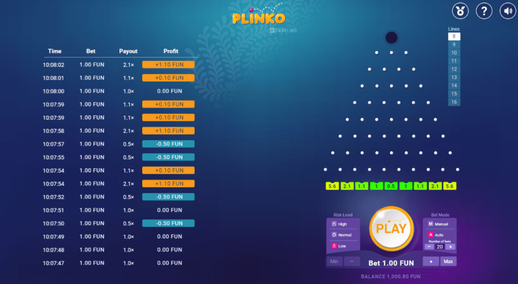 Best Plinko Casinos - Screenshot