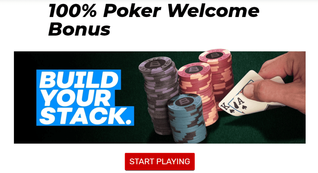 Bovada Poker 100% Deposit Bonus