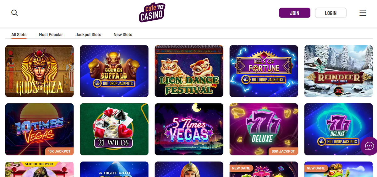 Cafe Casino Review 2023