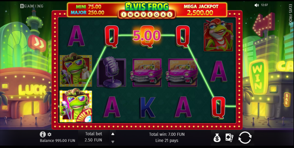 Elvis Frog in Vegas - Best Real Money Slots @ Ignition Casino