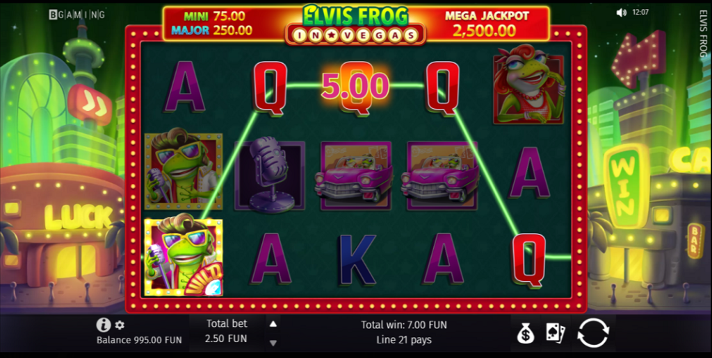 Elvis Frog in Vegas Slot Game Review