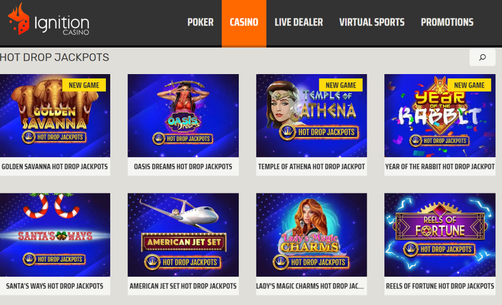 Best Ignition Casino Slots