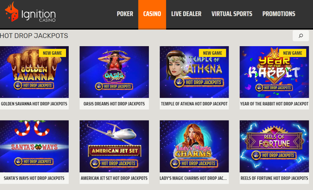 Ignition Casino Hot Drop Jackpots 1