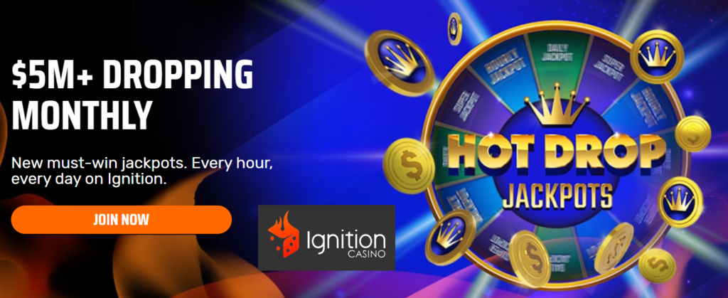 Ignition Casino Hot Drop Jackpots