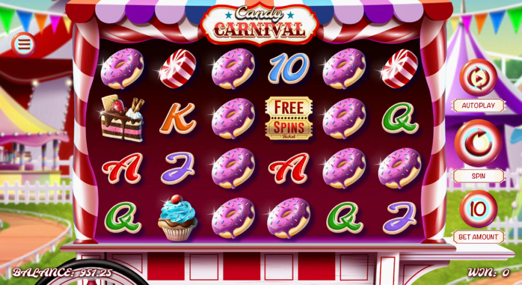 REAL MONEY Play Candy Carnival Slot