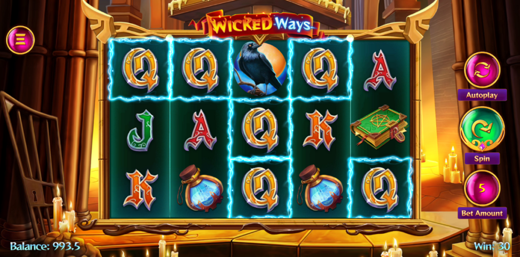 Wicked Ways Slot Game Review Screenshot
