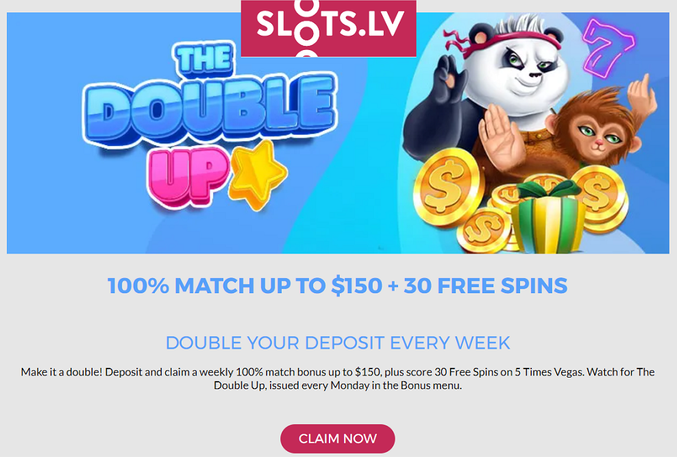 Slots lv Double Up Bonus