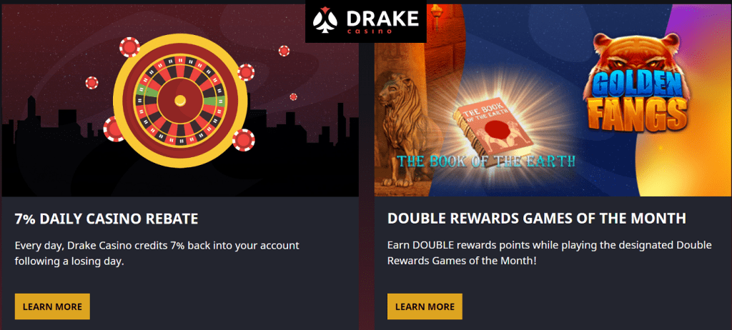 Drake Casino Review - Features