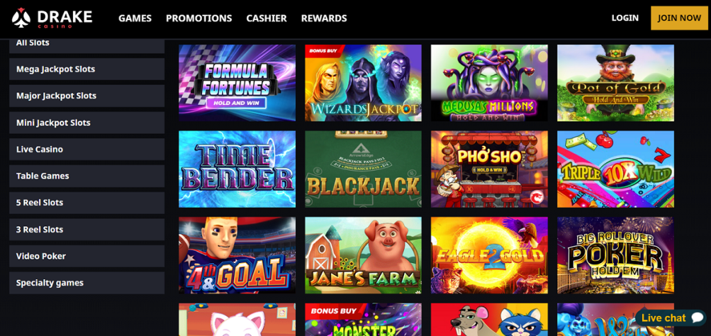 Best Drake Casino Slots