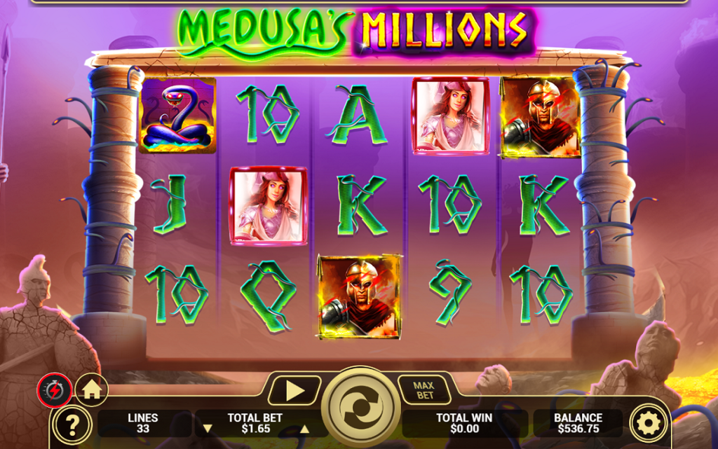Medusa's Millions - Gossip Slots Real Money Slots