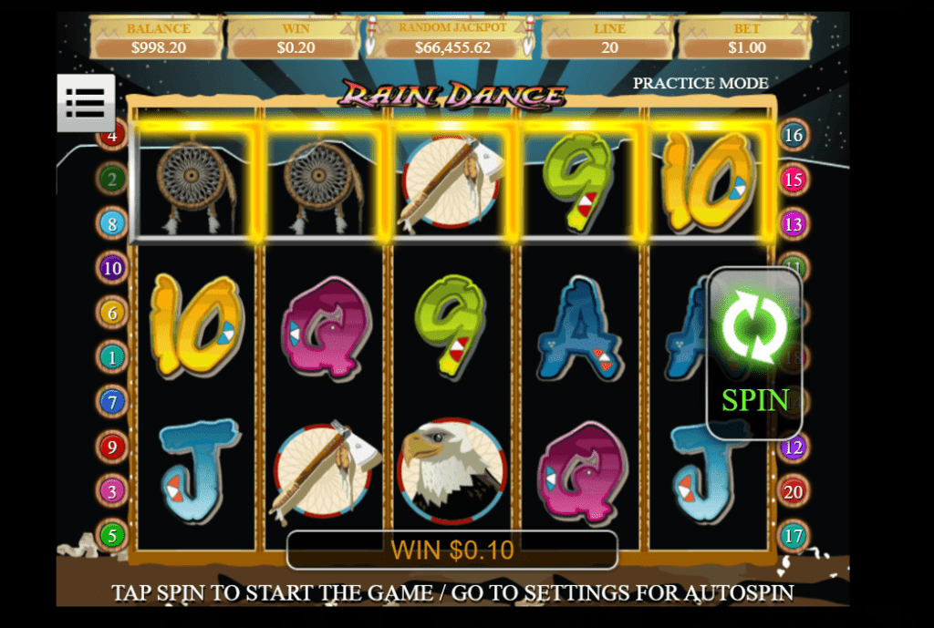 Rain Dance HOT Jackpot Slot