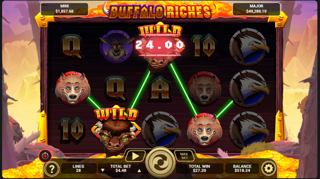 Buffalo Riches - Best Slots at MyBookie