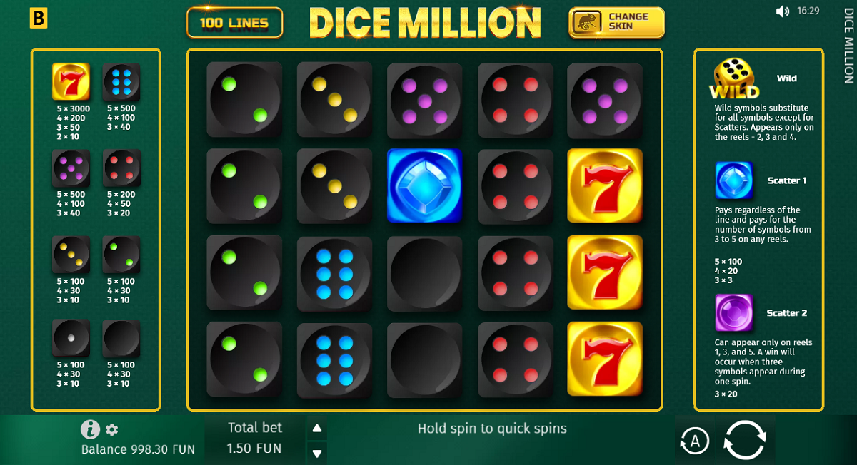 Dice Million - High RTP Online Slots