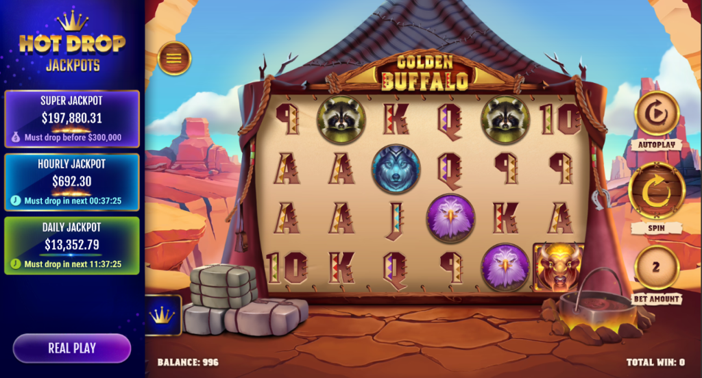 Best Ignition Casino Slots - Golden Buffalo Hot Drop Jackpots