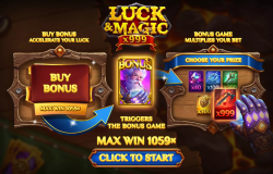 Play 3 NEW Slots @ Bovada Casino – Wolf Rush, Dice Million & Luck & Magic!