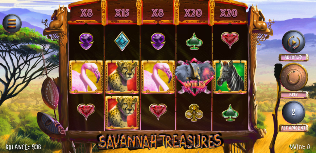 Savannah Treasures Slot Review - Screenshot