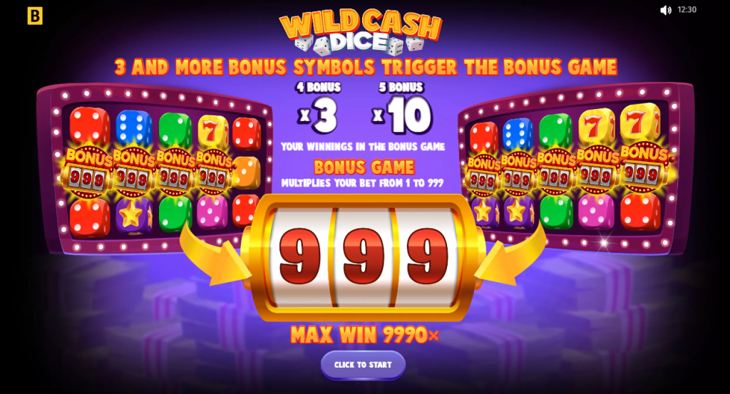 Wild Cash Dice Slot Review