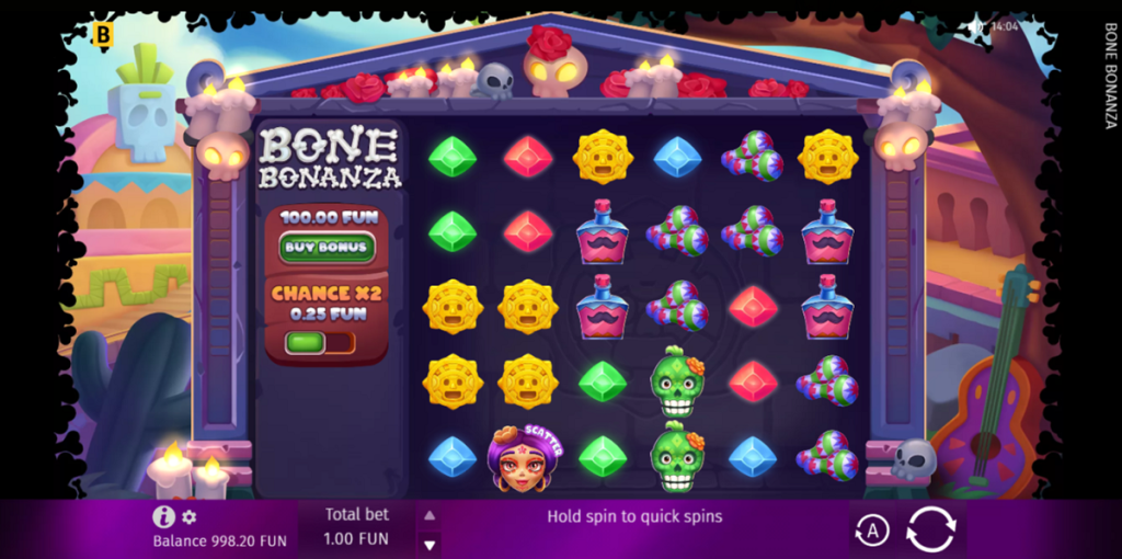 Bone Bonanza - Fun New Slots @ Slots Lv