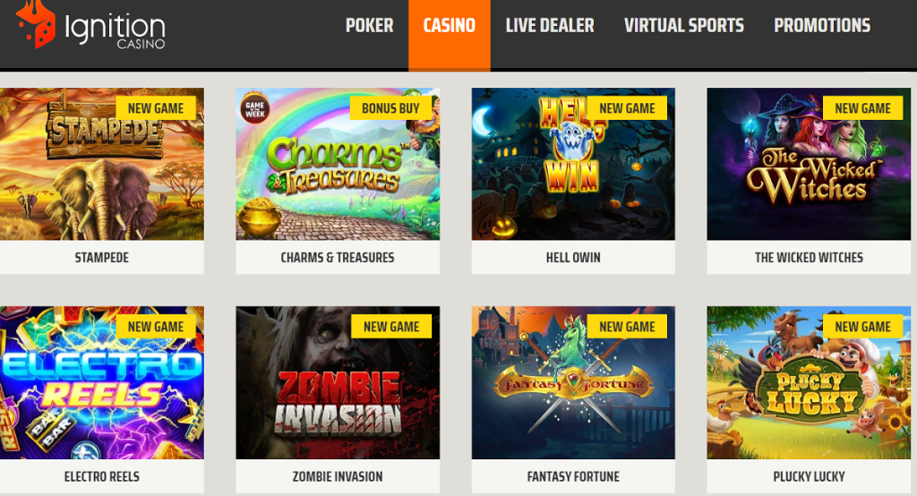 Ignition Casino NEW Slots