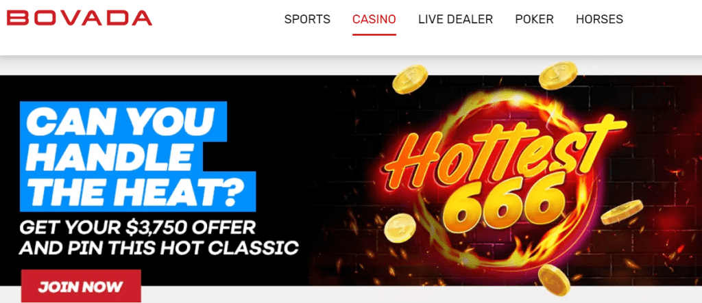 Hottest Slots @ Bovada Casino