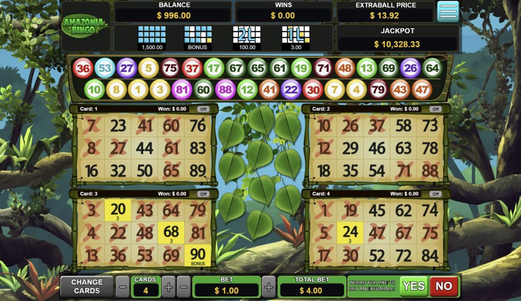 Amazonia Bingo