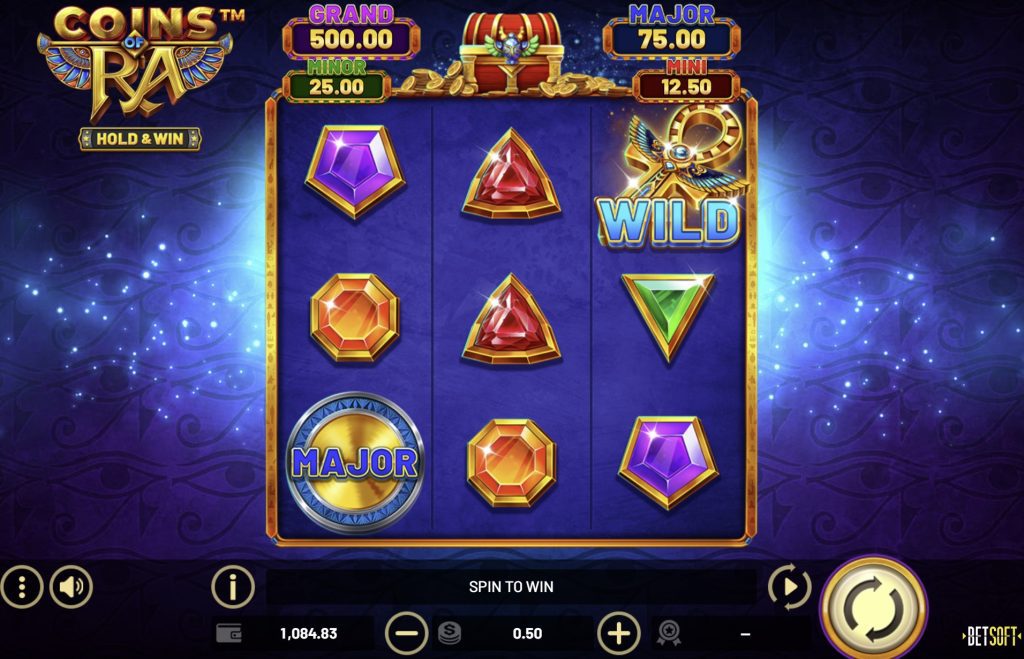 Coins of Ra HOLD & WIN Exclusive Slot