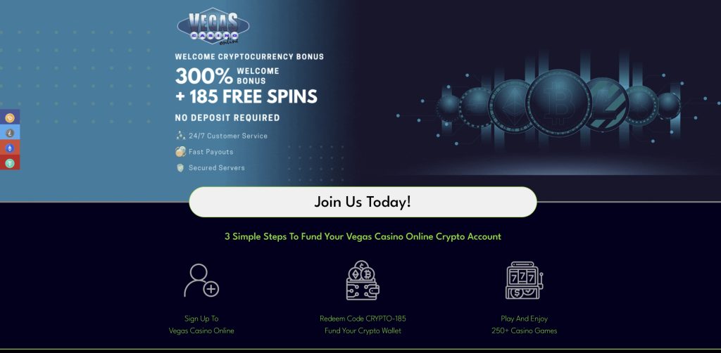 Vegas Casino Online Crypto Bonus
