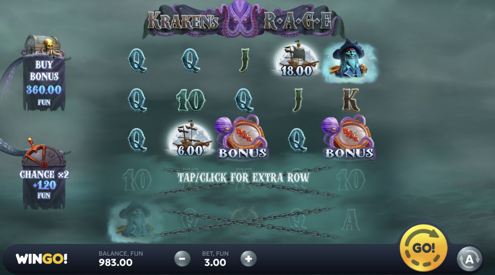 Kraken's Rage Online Slot Game Review